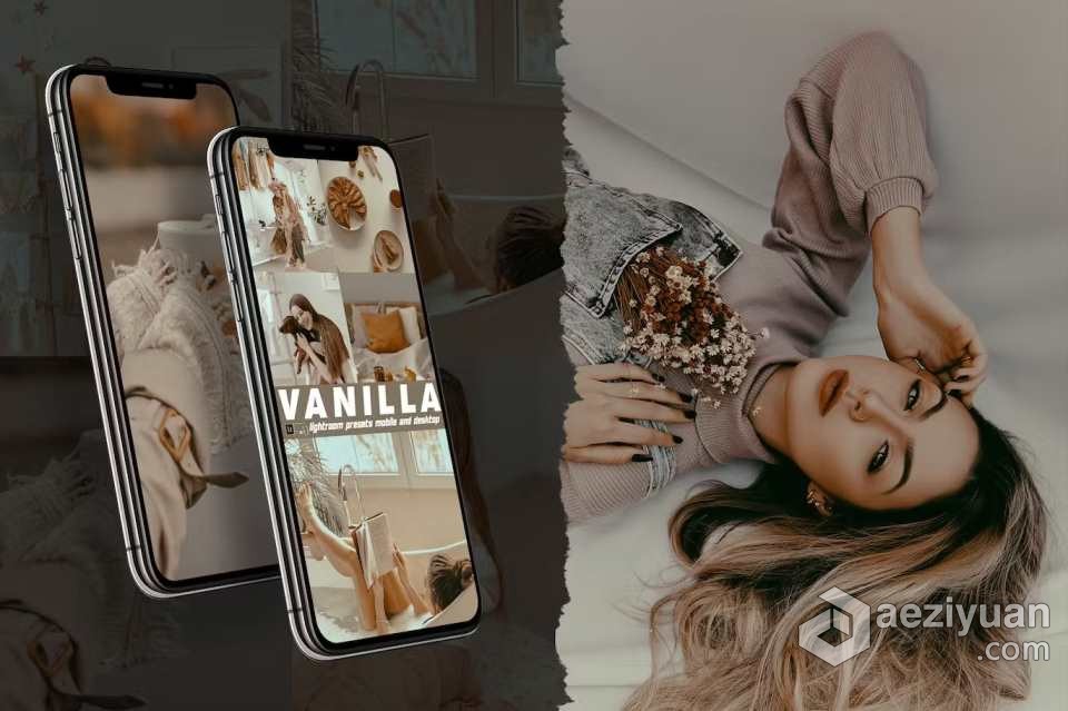 INS中性复古胶片人像Lightroom预设 Vanilla Lightroom Presets中性,复古,胶片,人像,lightroom - AE资源网 www.aeziyuan.com