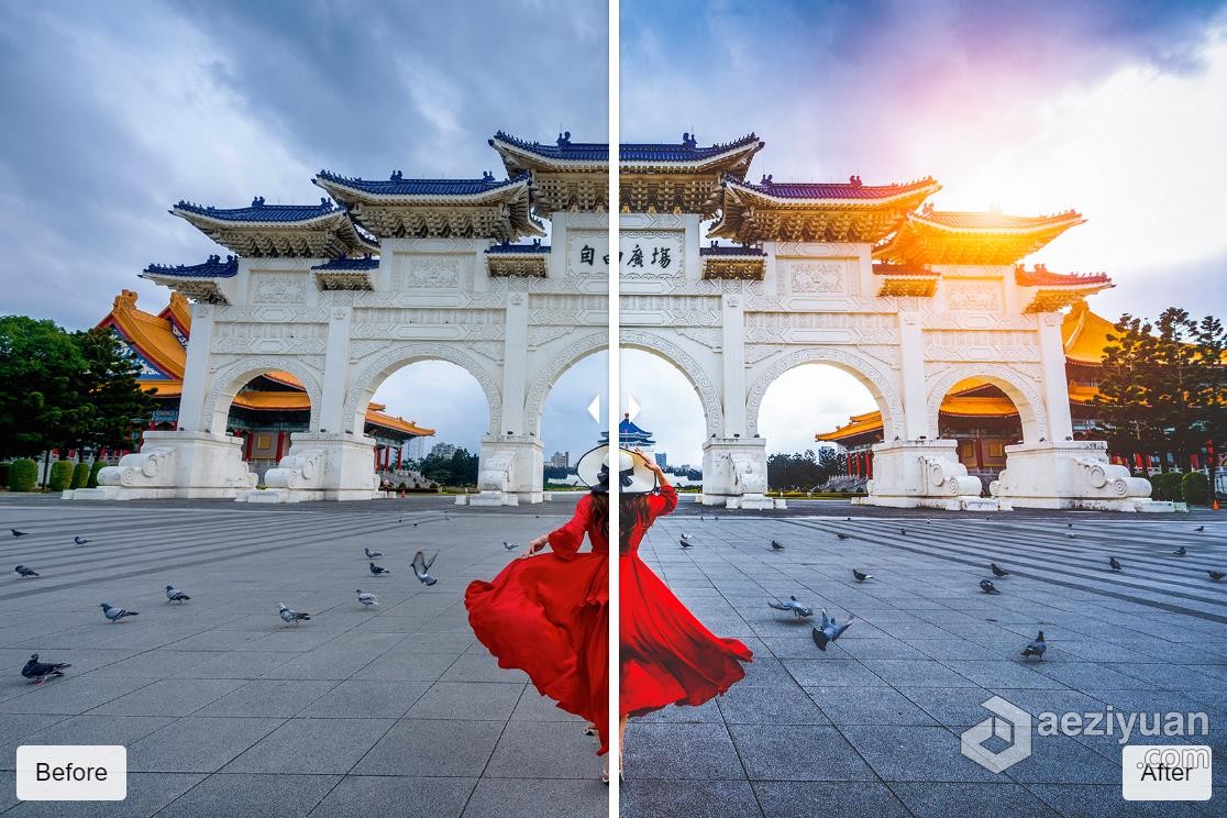 旅拍电影人像lr预设及LUT预设 Presetpower - Cinematic Presets &amp; Luts人像,预设 - AE资源网 www.aeziyuan.com