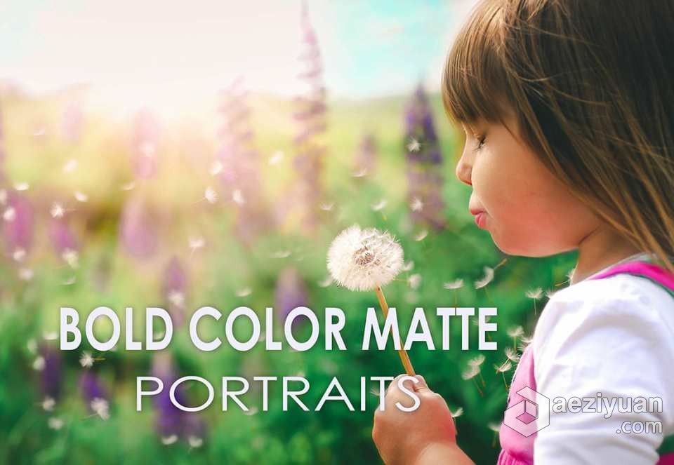 19种大胆的彩色哑光人像lr预设19 Bold Color Matte Portrait Presets大胆,彩色,哑光,人像,预设 - AE资源网 www.aeziyuan.com