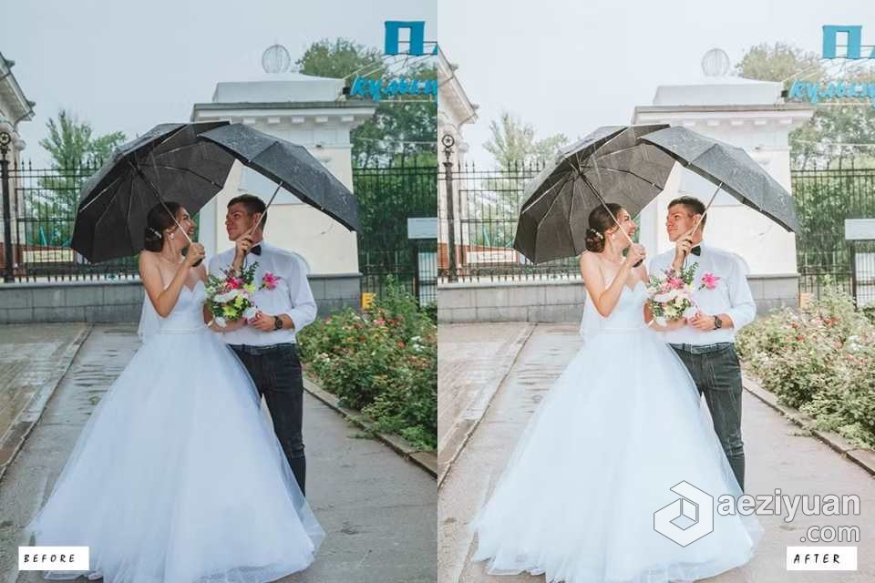 明亮通透婚礼人像Lightroom预设 20 Bright and Airy Lightroom presets明亮,通透,人像,lightroom,预设 - AE资源网 www.aeziyuan.com