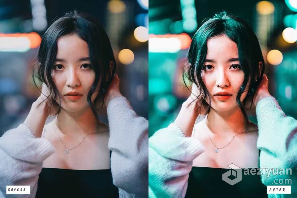 20个真正的霓虹灯人像Lightroom预设20 Real Neon Lightroom Presets真正,霓虹灯,人像,lightroom,预设 - AE资源网 www.aeziyuan.com