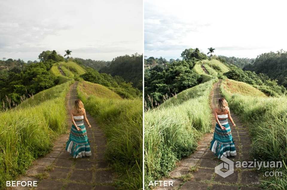 热带旅拍风光人像Lightroom预设 Haylsa Tropical Lightroom Presets热带,风光,人像,lightroom,预设 - AE资源网 www.aeziyuan.com