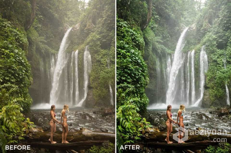 热带旅拍风光人像Lightroom预设 Haylsa Tropical Lightroom Presets热带,风光,人像,lightroom,预设 - AE资源网 www.aeziyuan.com