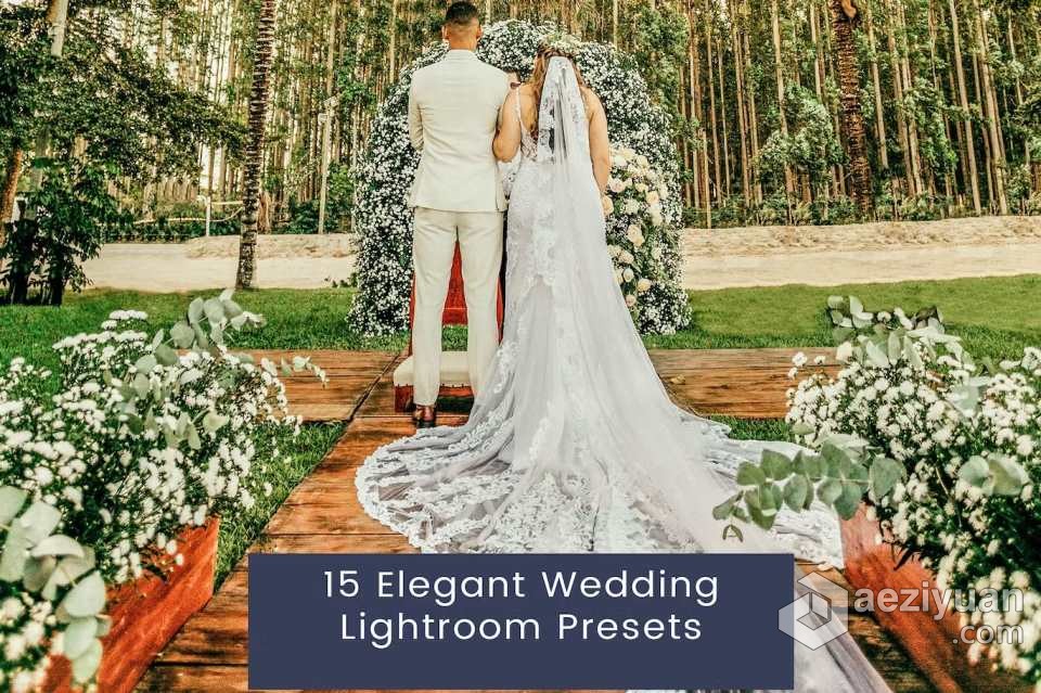 优雅婚礼胶片后期Lightroom预设 Elegant Wedding Lightroom Presets优雅,婚礼,胶片,后期,lightroom - AE资源网 www.aeziyuan.com