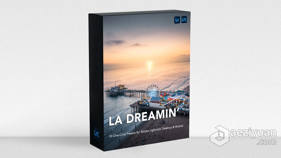 Urbexmode-城市旅拍风光Lightroom预设 Urbexmode -LA DREAMIN' PACK - AE资源网 www.aeziyuan.com