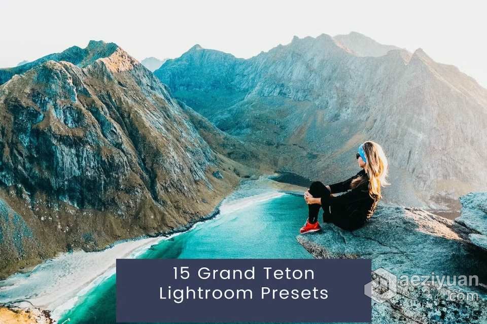 15个旅拍电影风光人像Lightroom预设 15 Grand Teton Lightroom Presets风光,人像,lightroom,预设,grand - AE资源网 www.aeziyuan.com