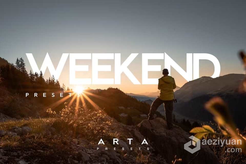 暖调光影人像后期调色Lightroom预设 ARTA Weekend Presetslightroom,预设,weekend - AE资源网 www.aeziyuan.com