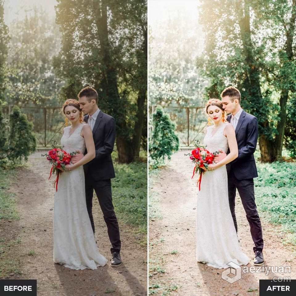 清新明亮通透电影婚礼Lightroom预设 Fine Art Wedding Lightroom Presets通透,电影,婚礼,lightroom,预设 - AE资源网 www.aeziyuan.com