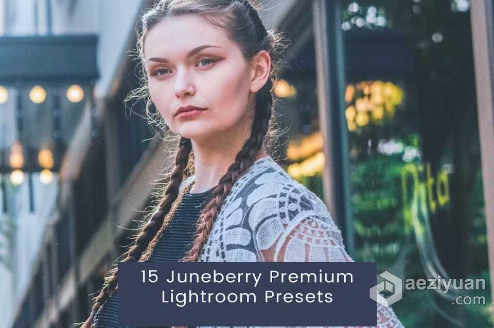 时尚街拍电影人像Lightroom预设15 Juneberry Premium Lightroom Presets时尚街拍,人像,lightroom,预设,premium - AE资源网 www.aeziyuan.com