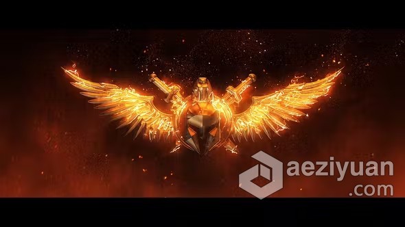 AE模版-史诗烈焰火花粒子开场白标志动画AE模板下载 Epic Logo Reveal模版,史诗,火花,粒子,开场白 - AE资源网 www.aeziyuan.com