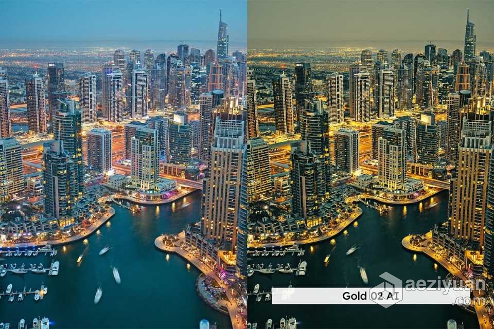 迪拜城市风光AI人工智能Lightroom预设及电影视频调色LUT预设 Dubai Lightroom Presets and LUTs迪拜,城市风光,人工智能,lightroom,预设 - AE资源网 www.aeziyuan.com