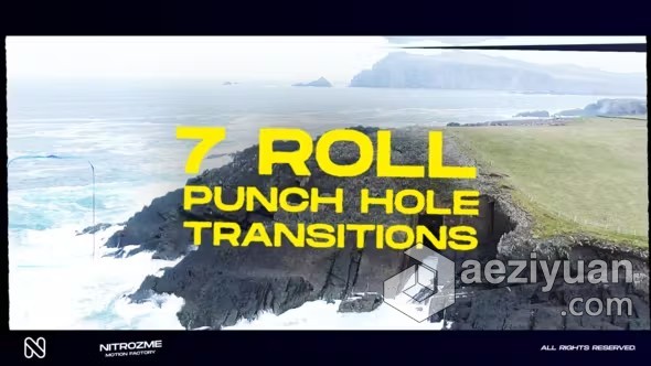 AE模板-冲孔紊乱视频转场AE模板下载 Punch Hole Roll Transitions Vol. 03紊乱,视频,转场,ae模板,下载 - AE资源网 www.aeziyuan.com