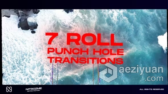 AE模板-冲孔紊乱视频转场AE模板下载 Punch Hole Roll Transitions Vol. 04紊乱,视频,转场,ae模板,下载 - AE资源网 www.aeziyuan.com