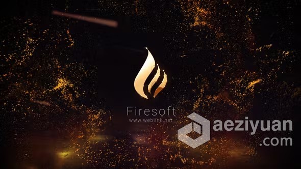 AE模版-震撼爆炸金色粒子标志动画AE模版下载 Gold Particles Logo - AE资源网 www.aeziyuan.com