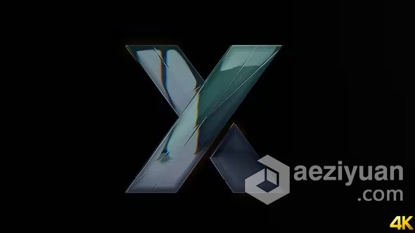 AE模版-黑暗背景高级感大气标志逐渐清晰显现AE模版下载 Logo Reveal - AE资源网 www.aeziyuan.com