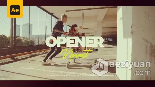 AE模版-动感时尚品牌商业广告宣传城市开场白AE模版下载 Urban Opener - AE资源网 www.aeziyuan.com