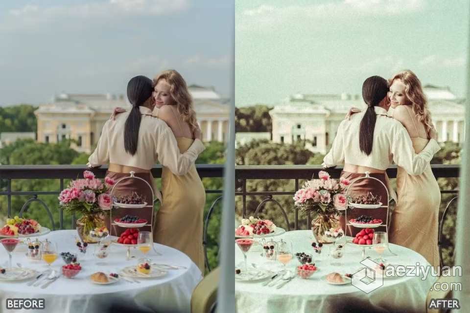 复古电影怀旧胶片lr预设 Retro Vintage Old Look Lightroom Presets - AE资源网 www.aeziyuan.com