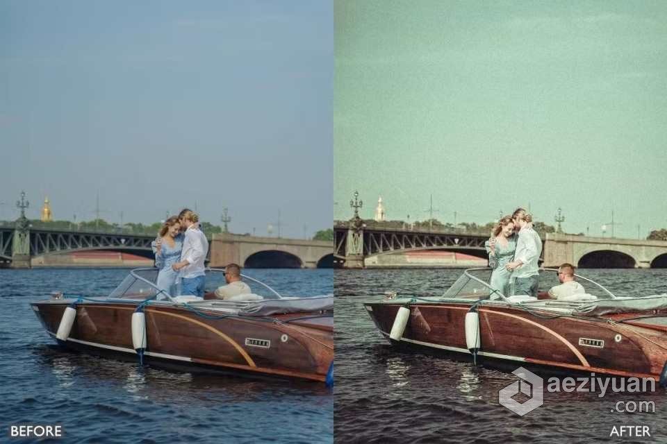 复古电影怀旧胶片lr预设 Retro Vintage Old Look Lightroom Presets - AE资源网 www.aeziyuan.com