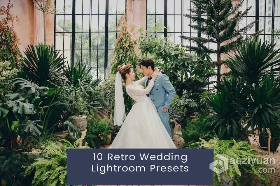 复古婚礼人像Lightroom预设 10 Retro Wedding Lightroom Presets - AE资源网 www.aeziyuan.com