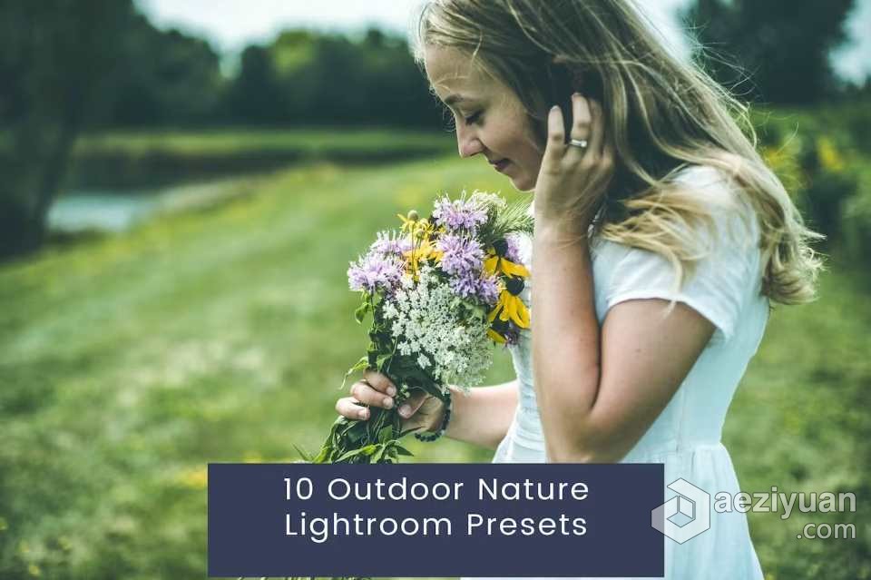 10个户外自然光人像Lightroom预设 10 Outdoor Nature Lightroom Presets - AE资源网 www.aeziyuan.com