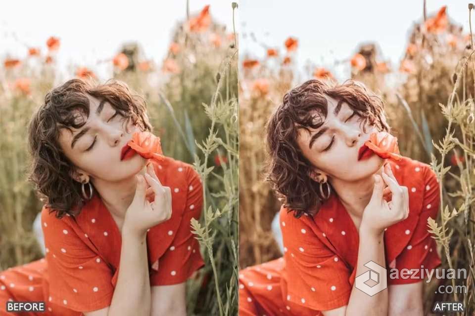 波西米亚情绪电影人像Lightroom预设 Boho Look Moody Lightroom Presets - AE资源网 www.aeziyuan.com