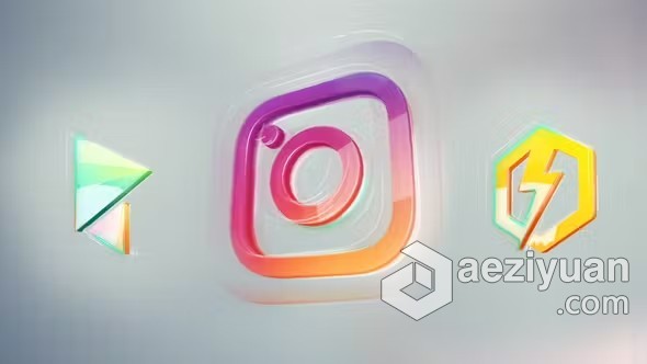 AE模板-明亮光效企业3D标志LOGO动画视频AE模板下载 Light Optical Corporate Logo - AE资源网 www.aeziyuan.com