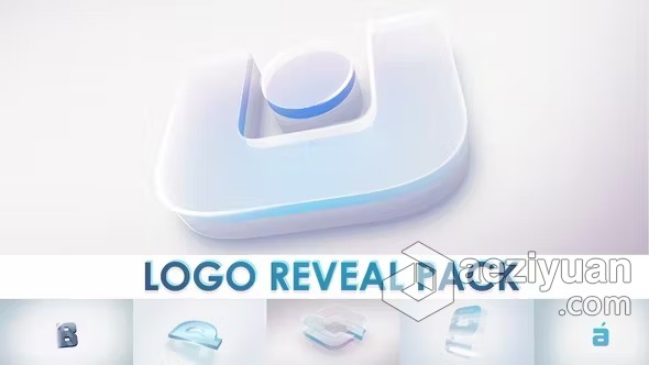 AE模板-光泽明亮设计企业公司LOGO演绎视频片头AE模板下载 Logo Reveal Pack - AE资源网 www.aeziyuan.com