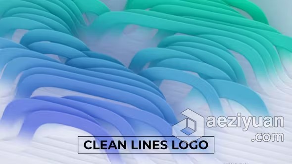 简洁的线条标志展示大气干净3D公司LOGO动画AE模板下载 Clean Lines Logo Reveal简洁,线条,标志,展示,大气 - AE资源网 www.aeziyuan.com