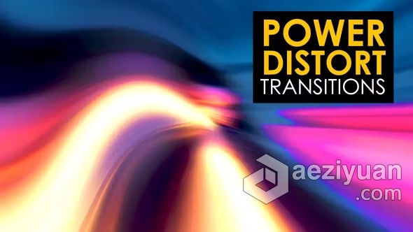 10种失真扭曲像差效果转场PR模板下载 Power Distort Transitions失真,扭曲,效果,转场,模板 - AE资源网 www.aeziyuan.com