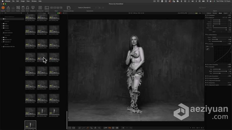 摄影师 Peter Coulson 模特Ana室内私房人像布光教程 中英字幕Peter Coulson,私房摄影教程,私房布光教程 - AE资源网 www.aeziyuan.com