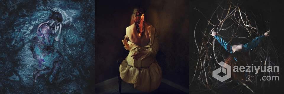 Brooke Shaden &amp; Sebastian Michaels 概念美术艺术摄影教程 中英字幕美术摄影教程,艺术摄影教程,概念美术摄影 - AE资源网 www.aeziyuan.com