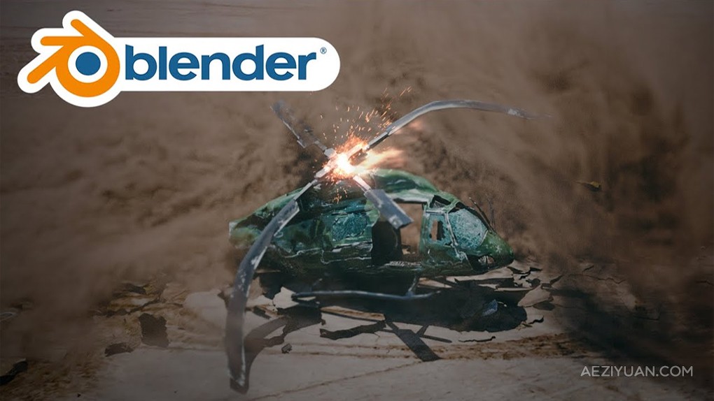 Blender精选VFX视觉特效制作系列教程合集 Blender VFX Action sequenceBlender,Blender教程,blender建模教程,Blender场景教程 - AE资源网 www.aeziyuan.com