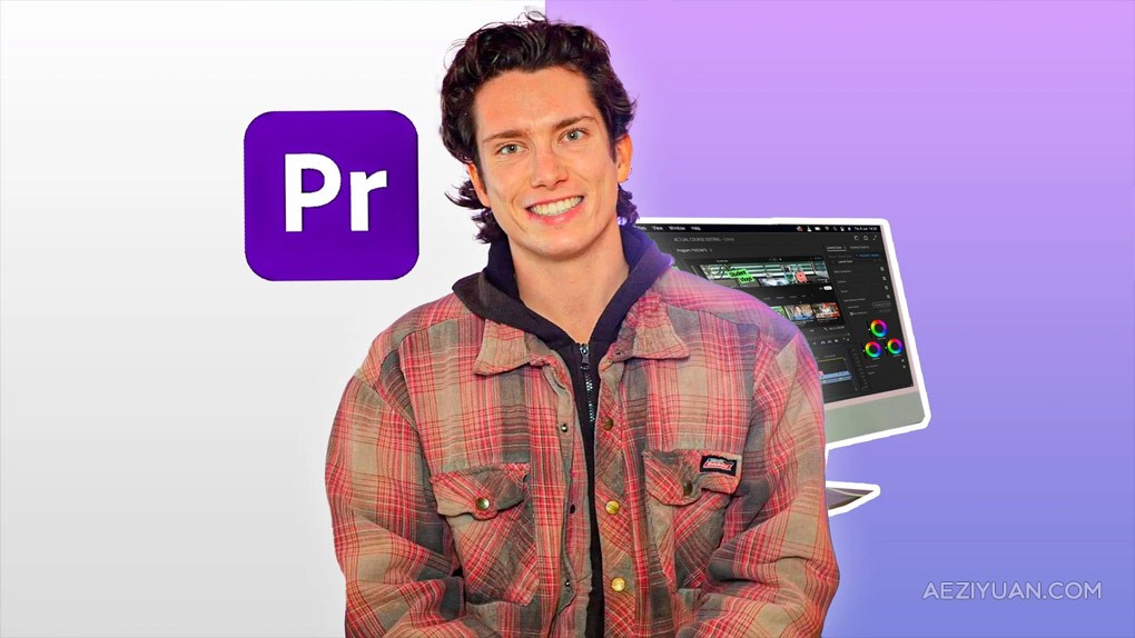 Premiere Pro 2023编辑视频初学者入门训练视频教程 How to Edit Videos In Adobe PremPremiere,Premiere教程,pr教程 - AE资源网 www.aeziyuan.com