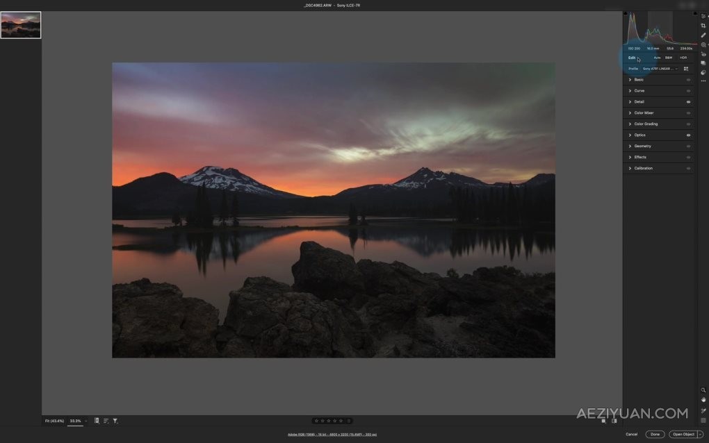 Mark Metternich–最高质量Adobe无损原始图层工作流程-中英字幕PS调色教程,LR调色教程 - AE资源网 www.aeziyuan.com