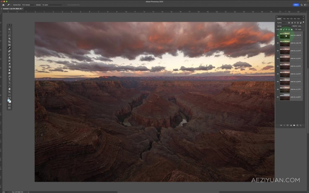 Mark Metternich–最高质量Adobe无损原始图层工作流程-中英字幕PS调色教程,LR调色教程 - AE资源网 www.aeziyuan.com