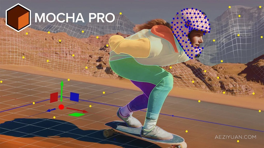 Mocha Pro 2024 v11.0.1 Mac版 摄像机反求跟踪摩卡独立软件/AE/PR/达芬奇OFX插件Mocha Pro,AE插件,PR插件,平面跟踪,达芬奇插件 - AE资源网 www.aeziyuan.com