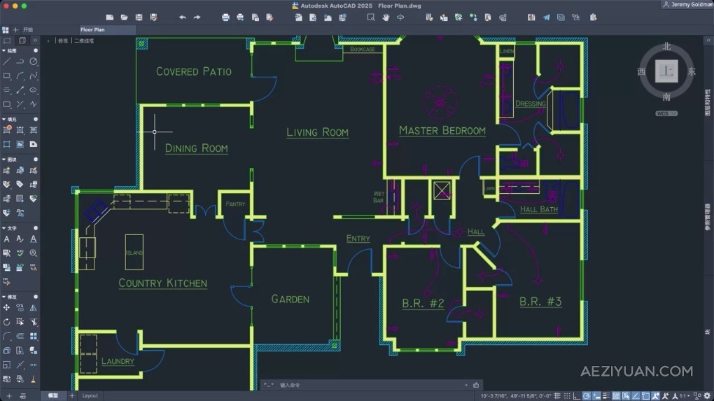 二维三维CAD绘图软件 Autodesk AutoCAD 2025 v25.0.1 Mac中文多语言版下载 支持M1/M2/M3激活AutoCAD,AutoCAD2025,Autodesk软件,AutoCAD软件 - AE资源网 www.aeziyuan.com