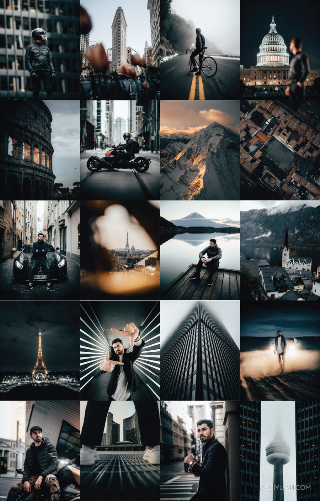 74款INS网红油管大神 Alen Palander 人文风光旅拍肖像四季纽约6套Lightroom 预设合集 Ultimate Preset Bundle – 74 Premium PresetsLightroom预设,LR预设,人文风光,旅拍摄影,调色预设 - AE资源网 www.aeziyuan.com