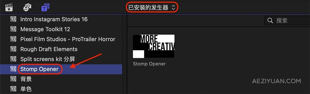 动感时尚文字标题展示快闪展示动画FCPX模板 Stomp Opener动感时尚,标题,展示,快闪,动画 - AE资源网 www.aeziyuan.com