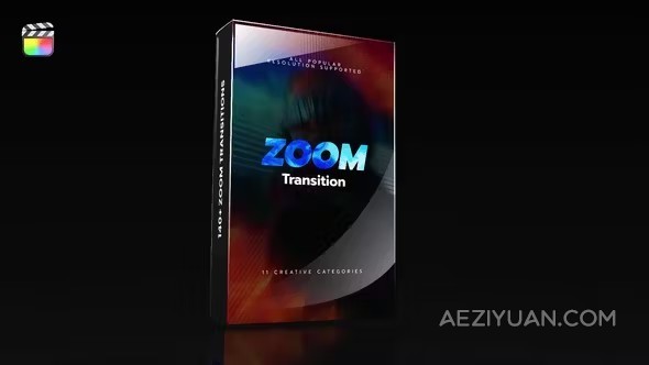 140种摄像机模糊抖动旋转缩放无缝转场过渡预设FCPX插件 Zoom Transition摄像机,模糊,抖动,旋转,缩放 - AE资源网 www.aeziyuan.com