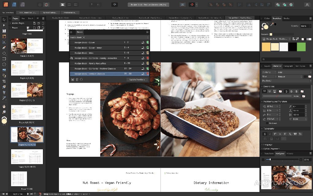 专业出版物排版软件 Affinity Publisher 2（2.5.2.2486）中文版等多国语言版本 Win/Mac版本下载排版出版,排版设计 - AE资源网 www.aeziyuan.com