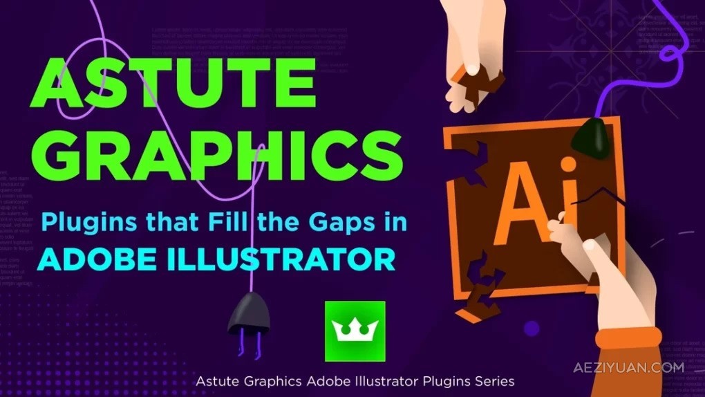 Adobe Illustrator 平面矢量创意Ai插件合集 Astute Graphics Plug-ins Elite Bundle 3.8.4 Win版AI插件,矢量设计 - AE资源网 www.aeziyuan.com