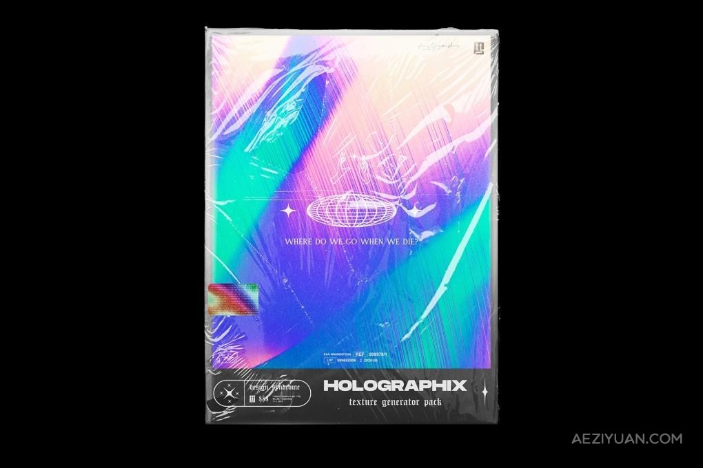 20款高清彩色全息渐变预制贴图纹理PS样式模板渐变素材 Holographix Texture Generator图片素材,PS渐变,全息渐变 - AE资源网 www.aeziyuan.com