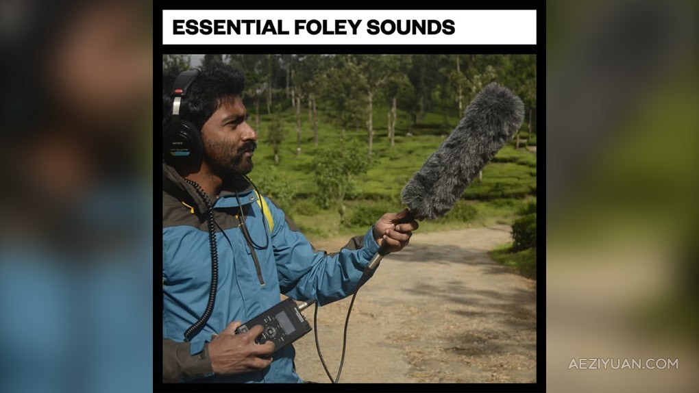 576个日常生活物体碰撞摩擦基础配乐音效 Essential Foley Sounds配乐音效,电影音效,转场音效,生活音效 - AE资源网 www.aeziyuan.com