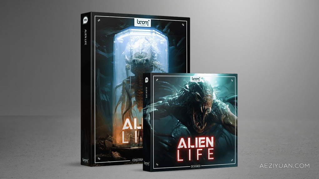 4710多种外星生物动物呼吸咆哮吼叫呻吟无损音效 Boom Library – Alien Life配乐音效,音效合集,音效素材,嘶吼低吟,外星生物 - AE资源网 www.aeziyuan.com