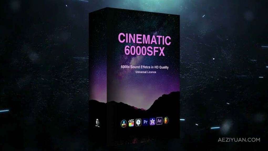 6000个专业电影背景氛围渲染增强拟音无损音效素材 Professionalsongs – 6000+ Cinematic SFX Ultimate Bundle Pack配乐音效,音效合集,音效素材,电影音效 - AE资源网 www.aeziyuan.com