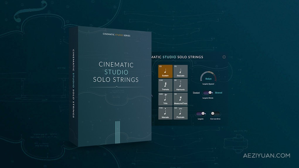 电影工作室专业管弦乐样本库音源5套合集 Cinematic Studio Series – Brass/Solo Strings/Strings/Woodwinds/Piano配乐音效,音效合集,音效素材,木管乐,管弦乐 - AE资源网 www.aeziyuan.com