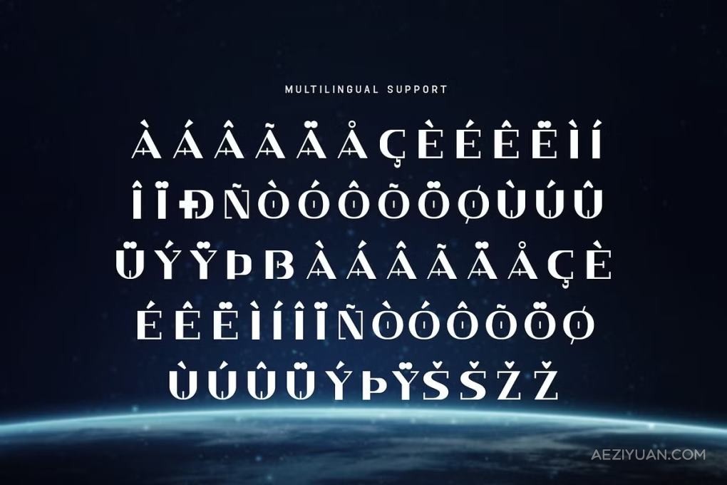 现代独特设计美感文本标题海报排版显示英文字体 Cryptonus – Unique Modern Display Font - AE资源网 www.aeziyuan.com