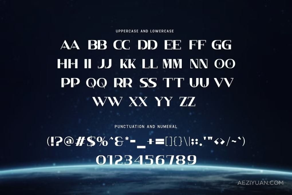 现代独特设计美感文本标题海报排版显示英文字体 Cryptonus – Unique Modern Display Font - AE资源网 www.aeziyuan.com