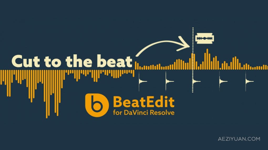 音乐节奏鼓点自动节拍打点标记达芬奇插件 BeatEdit for DaVinci Resolve v1.2.001 Win/Mac版节奏,鼓点,自动,标记,达芬奇 - AE资源网 www.aeziyuan.com